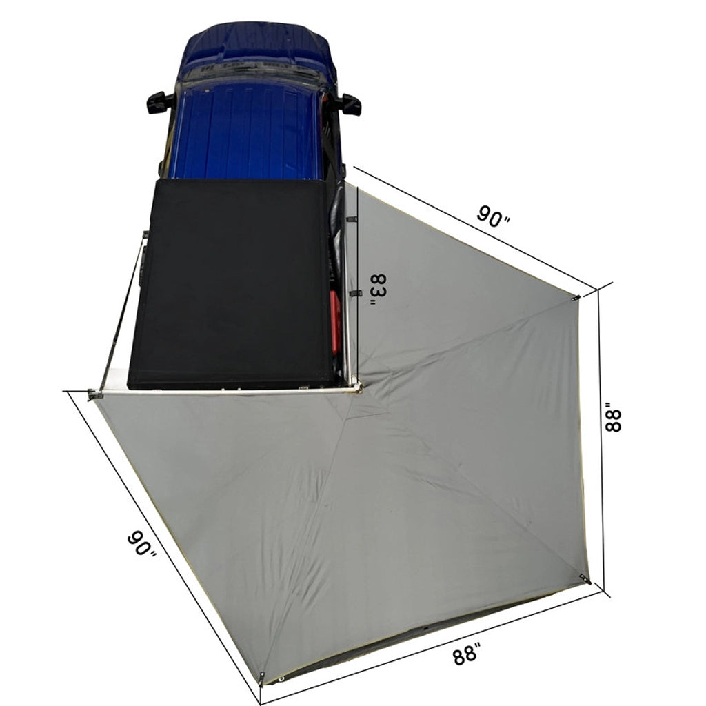 Shop Overland Vehicle Systems Freestanding 270LT Awnings W/ Walls Passenger Overland Vehicle Systems