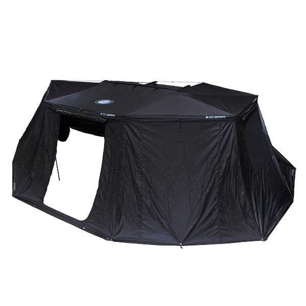 XD Nomadic 270 - Awning Wall 2 W/Black Out, Driver Side, Black Body, Black Trim W/Storage Bag Overland Vehicle Systems