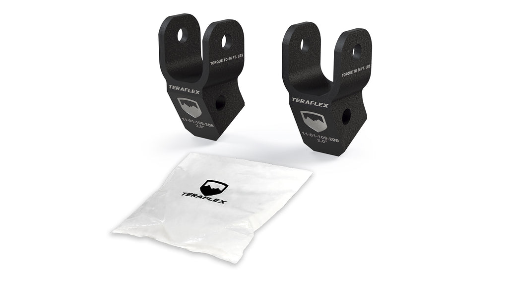 18-Up Wrangler JT/Gladiator 2 Inch Shock Extension Kit Front 2-2.5 Inch Lift TeraFlex