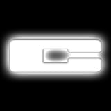 ORACLE Lighting Universal Illuminated LED Letter Badges - Matte Wht Surface Finish - C