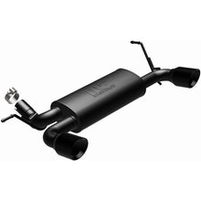 Load image into Gallery viewer, MagnaFlow 07-17 Jeep Wrangler JK 3.8/3.6L Dual Split Rear Exit Black Axle-Back Exhaust