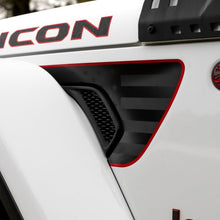 Load image into Gallery viewer, Premium Fender Vent Decal Set | Black Flag - fits Wrangler JL &amp; Gladiator JT
