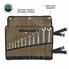 Load image into Gallery viewer, Small Wrench Tool Roll (12 Slot) Number 16 Waxed Canvas Overland Vehicle Systems