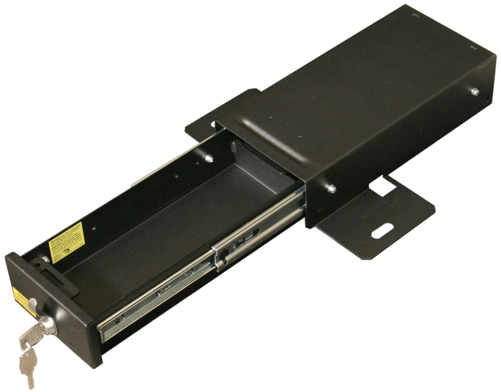 Front Driver Side Underseat Drawer - 97-02 Wrangjer TJ w/ Flip Seat Black Tuffy Security Products