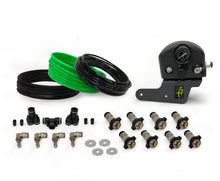 Load image into Gallery viewer, Jeep JK Tire Inflator System 4 Tire For 07-18 Wrangler JK 2/4 Door W/Engine Mount With Box, Fittings, Hoses and Storage Bag Black UP Down Air