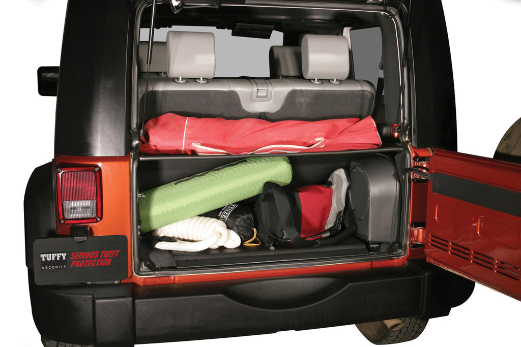 Standard Cargo Enclosure - 07-10 Wrangler JK Black Tuffy Security Products