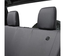 Load image into Gallery viewer, Jeep Wrangler Seat Covers For Jeep 2008-2012 Wrangler JK 4 Door Rear Premium Vinyl Fabric Black Diamond Bestop