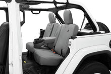 Load image into Gallery viewer, Jeep Wrangler Seat Covers For Jeep 2018-2023 Wrangler JL 4 Door Rear with Fold Down Arm Rest Premium Vinyl Fabric Charcoal Bestop