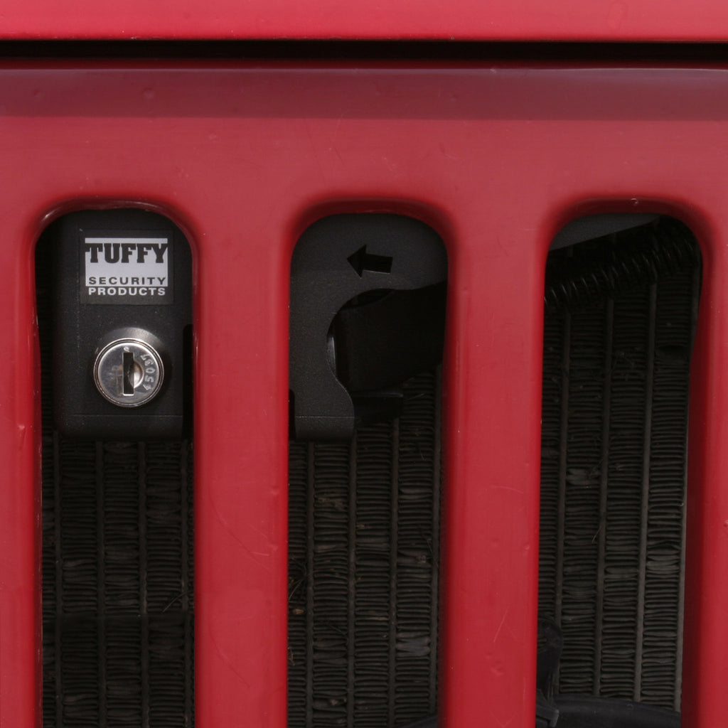 Hood Lock - 87-95 Wrangler YJ Black Tuffy Security Products