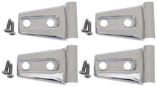Load image into Gallery viewer, Jeep JK Door Hinge Overlays 4 Pieces 2 Door 07-18 Wrangler JK Polished Silver Kentrol