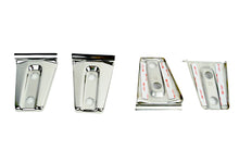 Load image into Gallery viewer, Jeep JK Door Hinge Overlays 4 Pieces 2 Door 07-18 Wrangler JK Polished Silver Kentrol