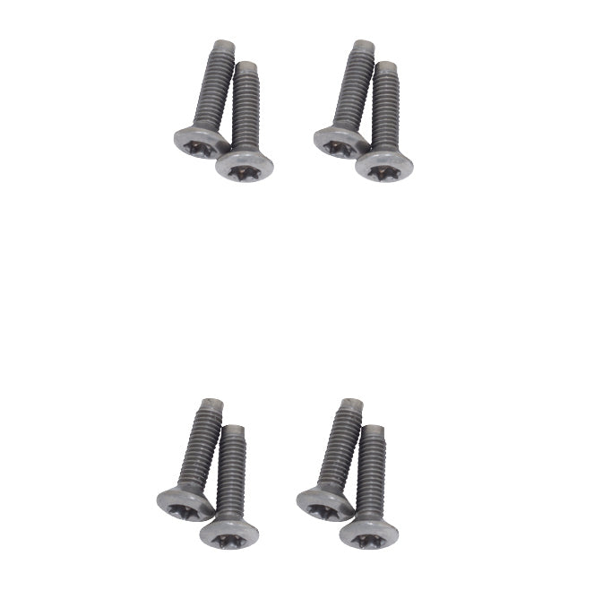 Jeep JK Door Hinge Overlays 4 Pieces 2 Door 07-18 Wrangler JK Polished Silver Kentrol