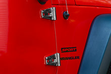 Load image into Gallery viewer, Jeep JK Door Hinge Overlays 4 Pieces 2 Door 07-18 Wrangler JK Polished Silver Kentrol