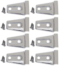 Load image into Gallery viewer, Jeep JK Door Hinge Overlays 8 Pieces 4 Door 07-18 Wrangler JK Polished Silver Kentrol
