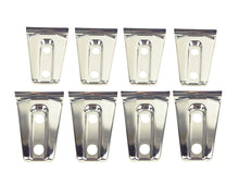 Load image into Gallery viewer, Jeep JK Door Hinge Overlays 8 Pieces 4 Door 07-18 Wrangler JK Polished Silver Kentrol