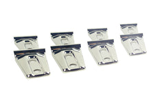 Load image into Gallery viewer, Jeep JK Door Hinge Overlays 8 Pieces 4 Door 07-18 Wrangler JK Polished Silver Kentrol