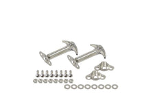 Load image into Gallery viewer, Jeep CJ/YJ Hood Catch Pair 55-95 CJ and Wrangler YJ Polished Silver Kentrol