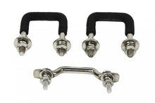 Load image into Gallery viewer, Jeep CJ Windshield Tie Down Kit 55-86 CJ Polished Silver Kentrol