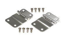 Load image into Gallery viewer, Jeep CJ Tailgate Hinge Pair 76-86 CJ7 Polished Silver Kentrol