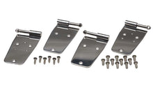 Load image into Gallery viewer, Jeep CJ/YJ Door Hinge Set 4 Pieces 76-93 CJ and Wrangler YJ Polished Silver Kentrol