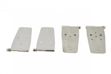 Load image into Gallery viewer, Jeep CJ/YJ Door Hinge Set 4 Pieces 76-93 CJ and Wrangler YJ Polished Silver Kentrol