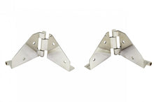 Load image into Gallery viewer, Jeep CJ/YJ Windshield Hinge No Mirror Holes Pair  76-95 CJ and Wrangler YJ Polished Silver Kentrol