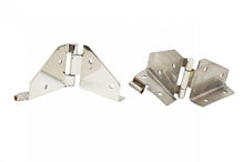 Load image into Gallery viewer, Jeep CJ/YJ Windshield Hinge No Mirror Holes Pair  76-95 CJ and Wrangler YJ Polished Silver Kentrol
