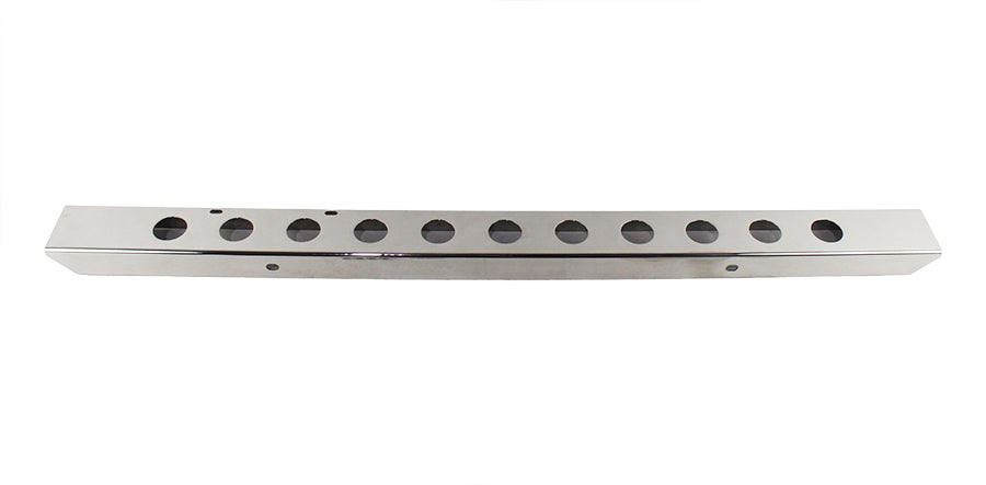Jeep CJ 54 Inch Front Bumper with holes 45-86 CJ Polished Silver Kentrol