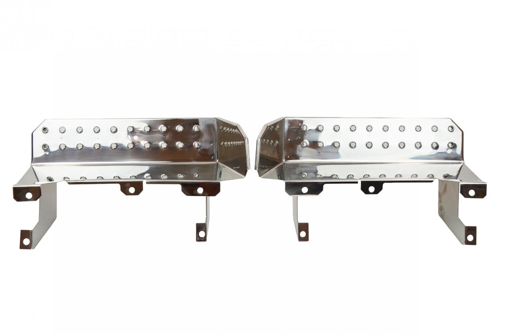 Jeep CJ7/YJ Side Steps Pair 76-95 CJ7 Wrangler YJ Polished Silver Kentrol