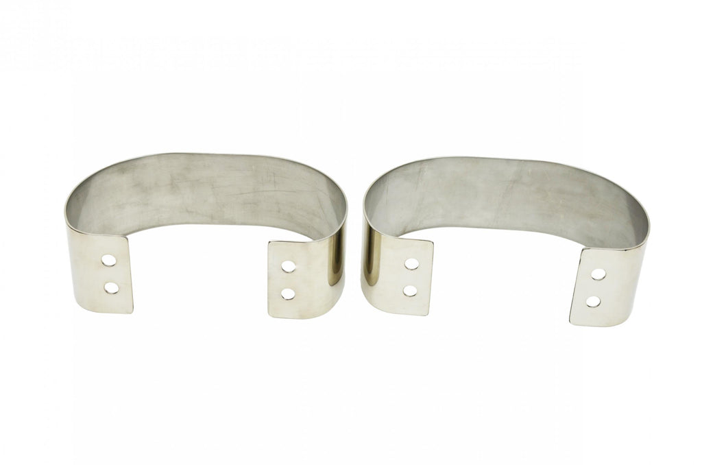 Jeep CJ/YJ Bumperettes Pair 76-95 CJ and Wrangler YJ Polished Silver Kentrol