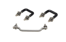 Load image into Gallery viewer, Jeep YJ Windshield Tie Down Kit 87-95 Wrangler TJ Polished Silver Kentrol