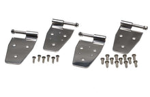 Load image into Gallery viewer, Jeep YJ Door Hinge Set 4 Pieces 87-95 Wrangler TJ Polished Silver Kentrol