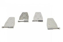 Load image into Gallery viewer, Jeep YJ Door Hinge Set 4 Pieces 87-95 Wrangler TJ Polished Silver Kentrol