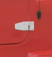 Load image into Gallery viewer, Jeep YJ Door Hinge Set 4 Pieces 87-95 Wrangler TJ Polished Silver Kentrol