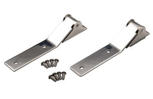Load image into Gallery viewer, Jeep YJ Tailgate Hinge Pair 87-95 Wrangler TJ Polished Silver Kentrol