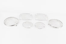 Load image into Gallery viewer, Jeep CJ Wire Mesh Guard Set 6 Pieces 76-86 CJ Polished Silver Kentrol