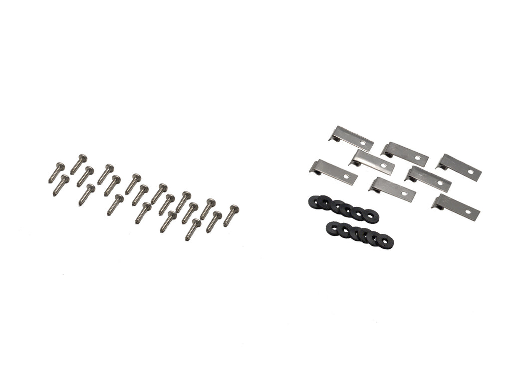 Jeep YJ Billet and Wire Mesh Set 6 Pieces 87-95 Wrangler TJ Polished Silver Kentrol