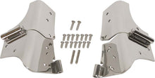 Load image into Gallery viewer, Jeep TJ Windshield Hinge Pair 97-06 Wrangler TJ Polished Silver Kentrol