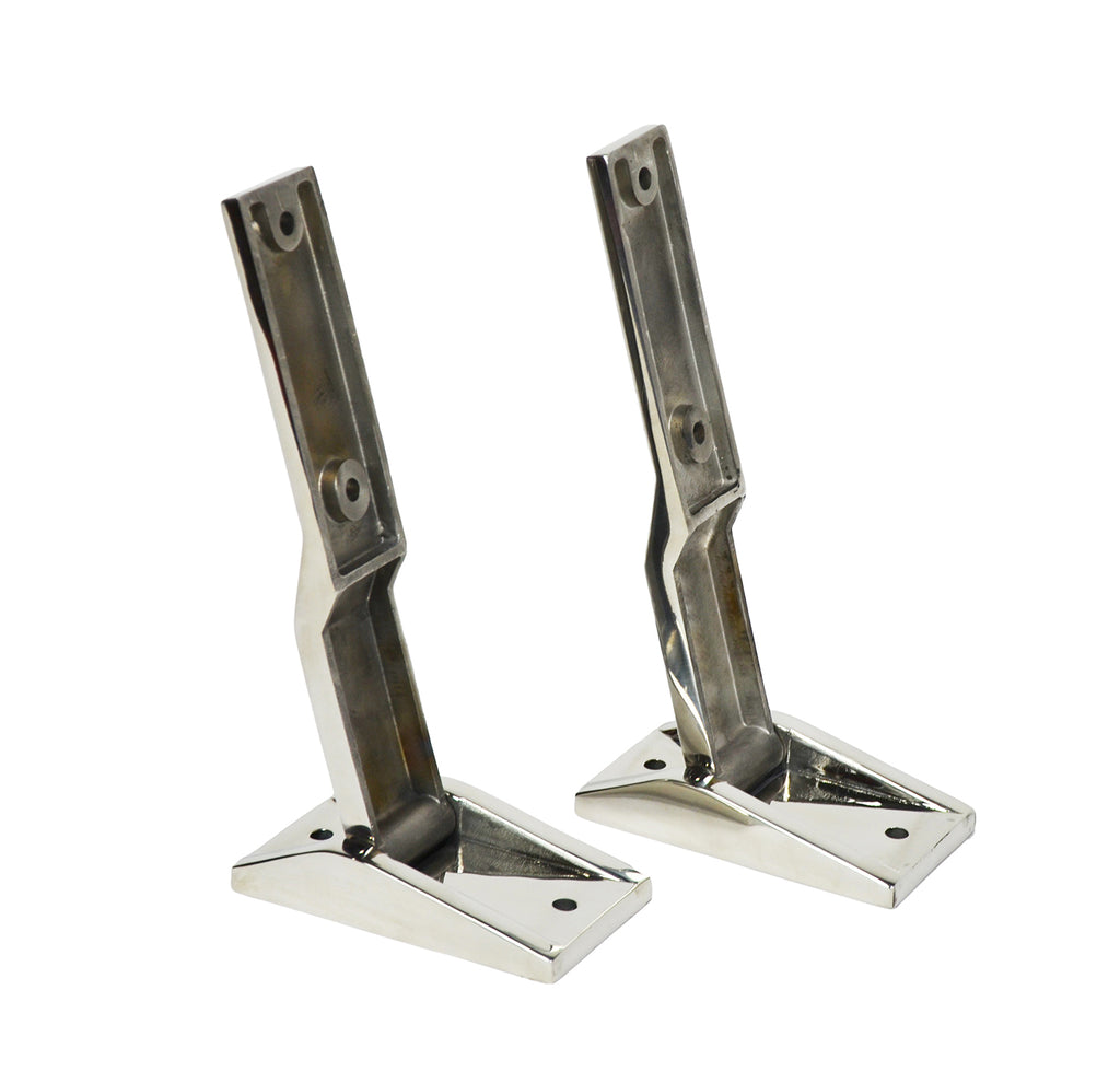 Jeep TJ Tailgate Hinge Pair 97-04 Wrangler TJ Polished Silver Kentrol