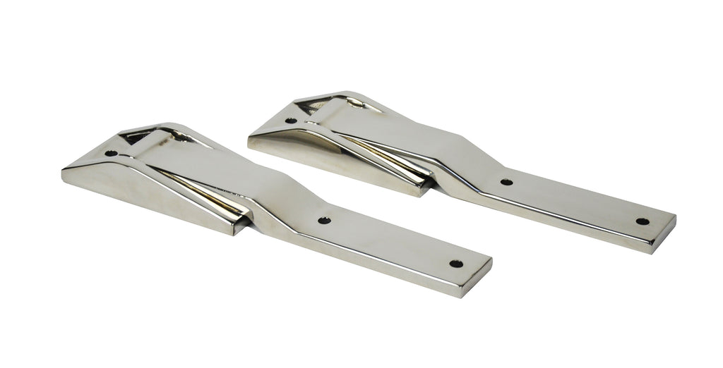 Jeep TJ Tailgate Hinge Pair 97-04 Wrangler TJ Polished Silver Kentrol