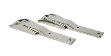 Load image into Gallery viewer, Jeep TJ Tailgate Hinge Pair 97-04 Wrangler TJ Polished Silver Kentrol