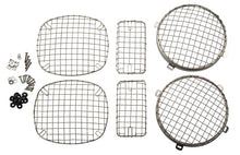 Load image into Gallery viewer, Jeep TJ Wire Mesh Guard Set 6 Pieces 97-06 Wrangler TJ Polished Silver Kentrol