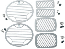 Load image into Gallery viewer, Jeep TJ Billet Style Light Kit 6 Pieces 97-06 Wrangler TJ Polished Silver Kentrol