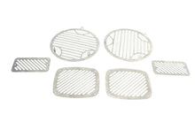 Load image into Gallery viewer, Jeep TJ Billet Style Light Kit 6 Pieces 97-06 Wrangler TJ Polished Silver Kentrol