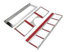 Load image into Gallery viewer, Jeep YJ Dash Overlay Set (3 pieces) 87-95 Wrangler TJ Polished Silver Kentrol