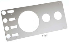 Load image into Gallery viewer, Jeep CJ Gauge Cover Without Radio Opening 76-86 CJ Polished Silver Kentrol