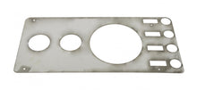 Load image into Gallery viewer, Jeep CJ Gauge Cover Without Radio Opening 76-86 CJ Polished Silver Kentrol