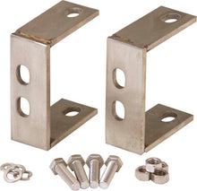 Load image into Gallery viewer, Jeep YJ Rear Bumper Brackets Pair 87-95 Wrangler TJ Polished Silver Kentrol
