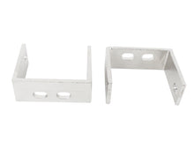 Load image into Gallery viewer, Jeep YJ Rear Bumper Brackets Pair 87-95 Wrangler TJ Polished Silver Kentrol
