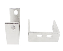Load image into Gallery viewer, Jeep YJ Rear Bumper Brackets Pair 87-95 Wrangler TJ Polished Silver Kentrol
